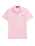 RALPH LAUREN Slim Fit Mesh Polo Shirt Carmel Pink