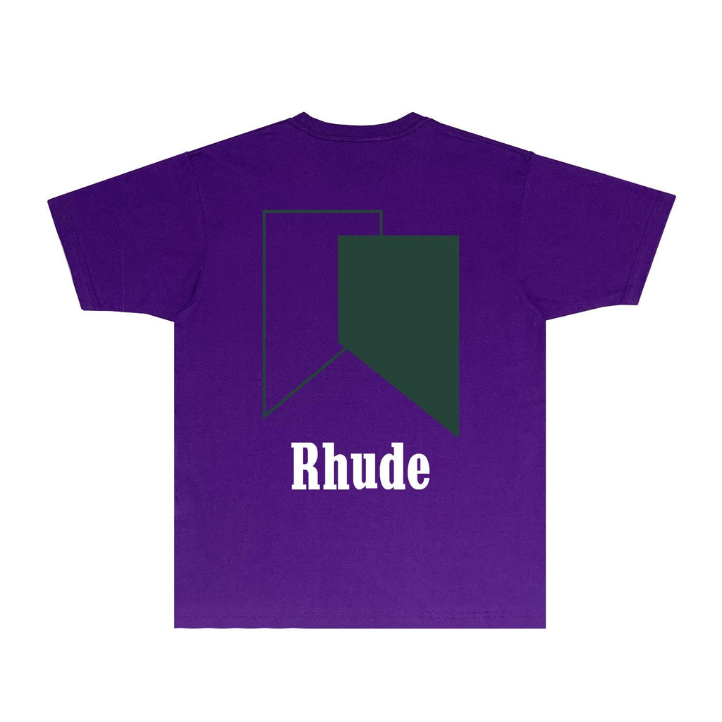 Rhude T-shirts Printed Trendy Pure Cotton