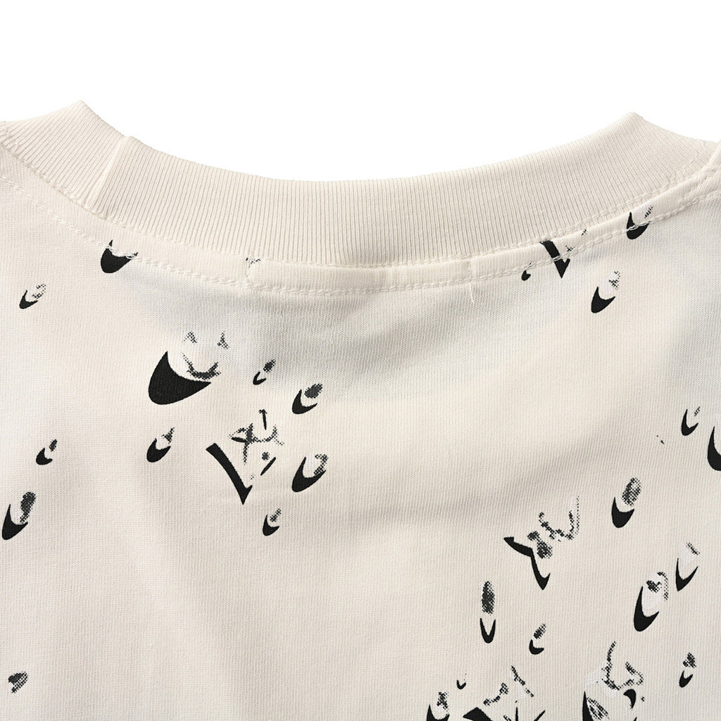 Louis Vuitton Water-Droplet Ink-Splatter Short-Sleeve T-Shirt